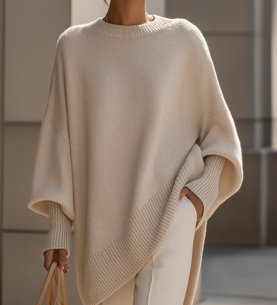 Ludovica | Maglione Oversize con Scollo Ampio
