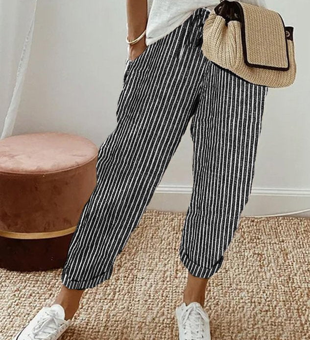 Elegante Pantalone Comodo Fluido