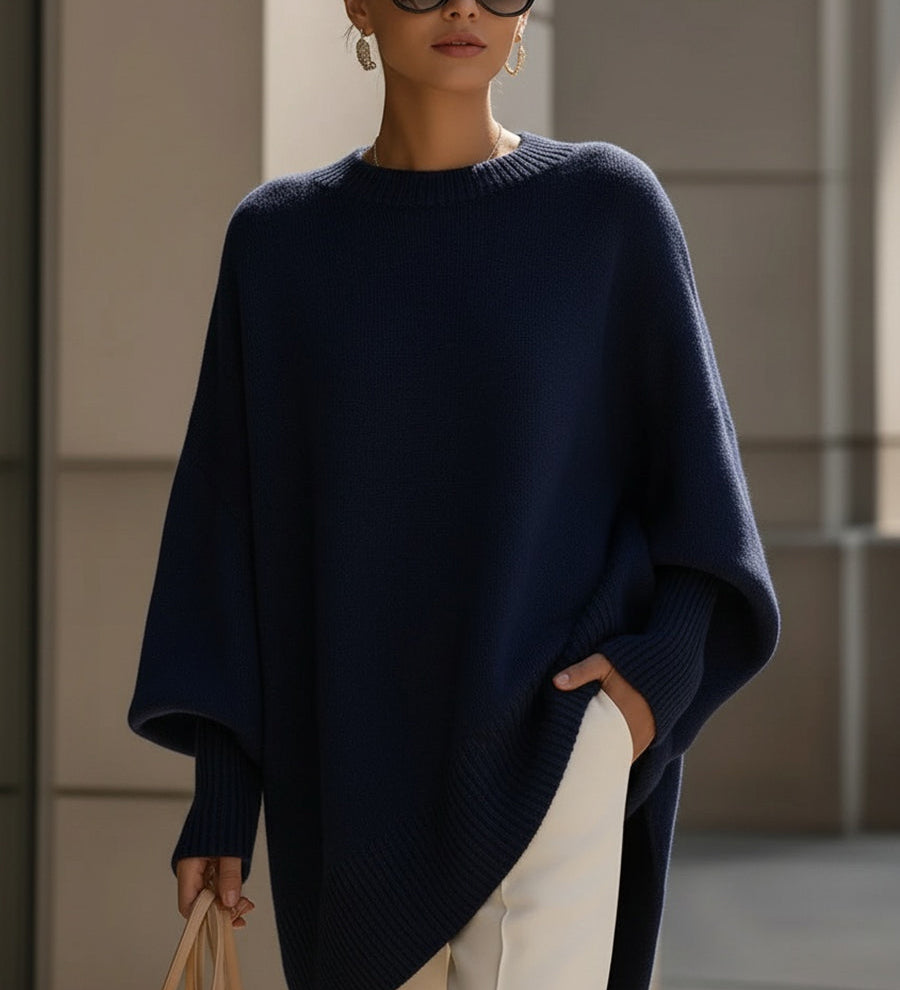 Ludovica | Maglione Oversize con Scollo Ampio