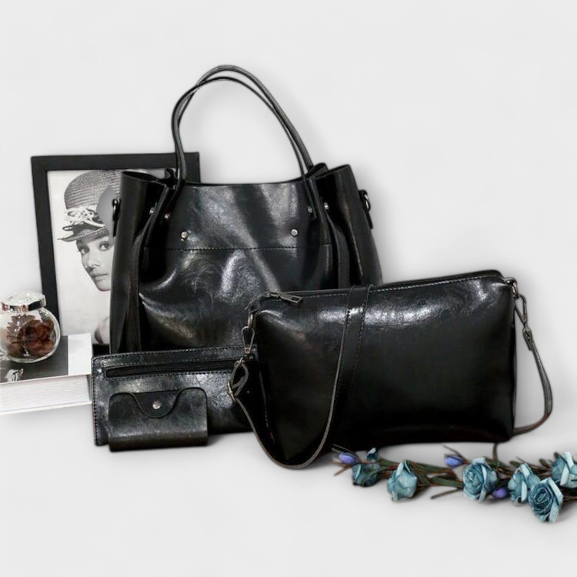 Azura - borsa vintage a 4 pezzi