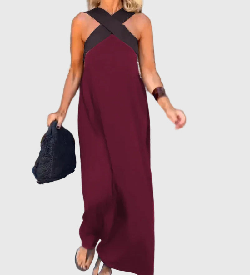 Elena | Elegante Maxi Abito Fluido