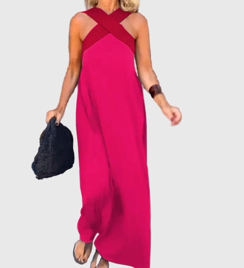 Elena | Elegante Maxi Abito Fluido