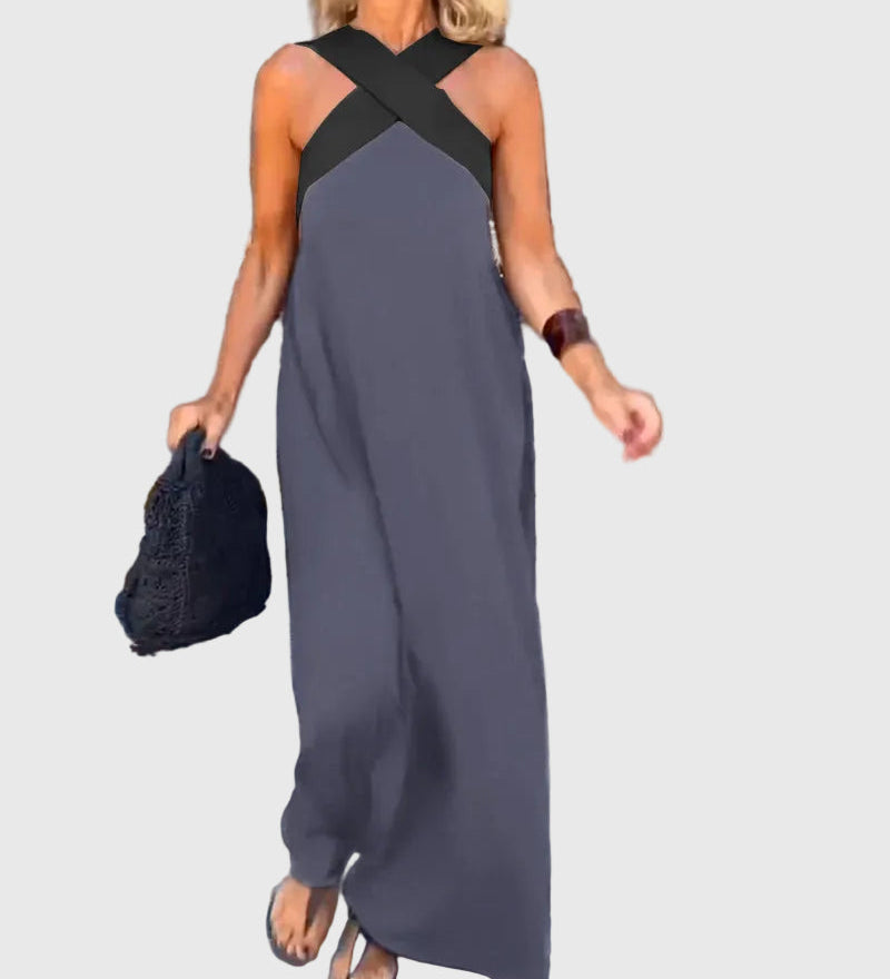 Elena | Elegante Maxi Abito Fluido