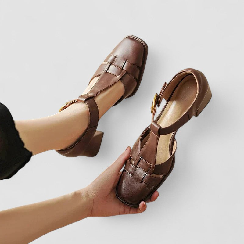 Scarlett – Tacchi a blocco T-Strap ortopedici