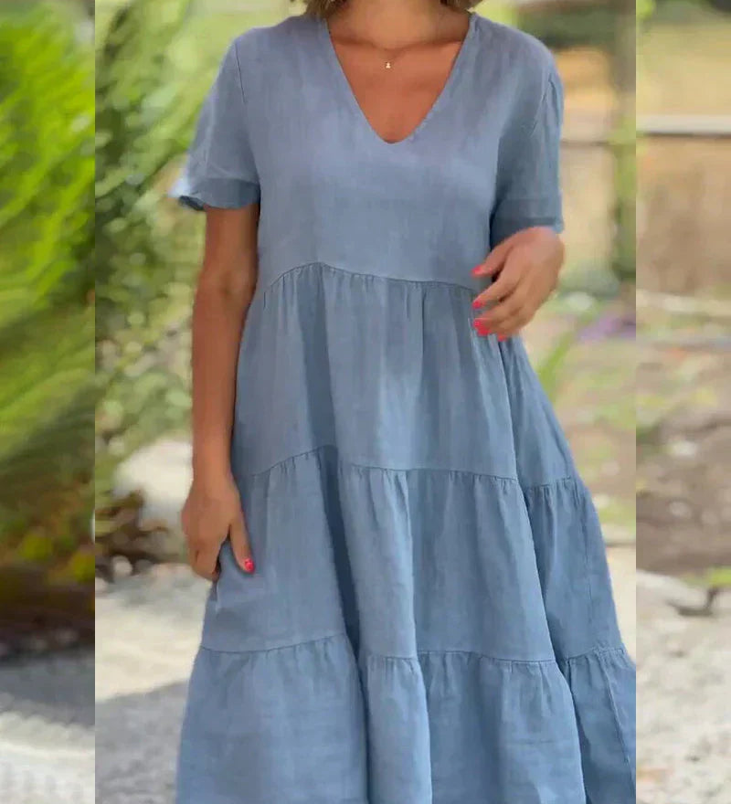 Bexley - Abito Estivo Casual con Scollatura a V