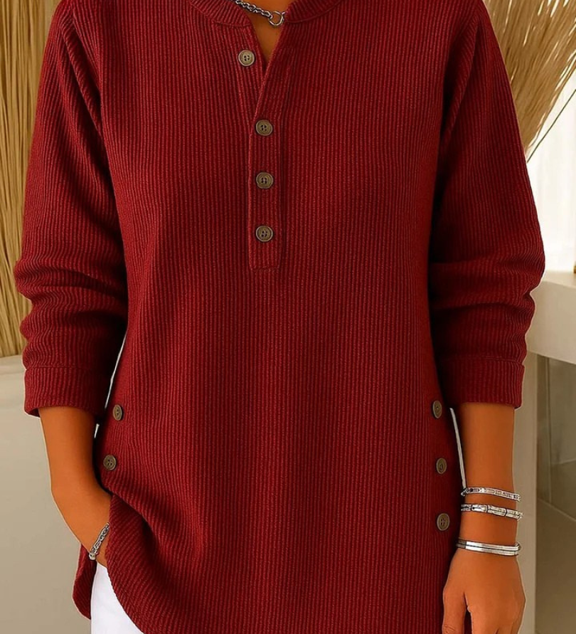 Nives | Tunica Henley con Bottoni