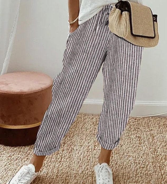 Elegante Pantalone Comodo Fluido