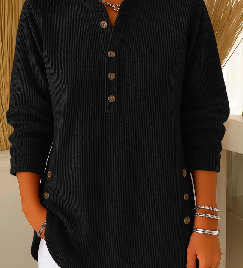 Nives | Tunica Henley con Bottoni