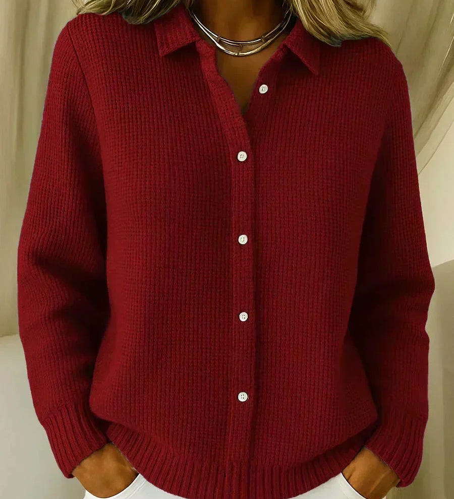 Rachele | Cardigan Testurizzato con Bottoni