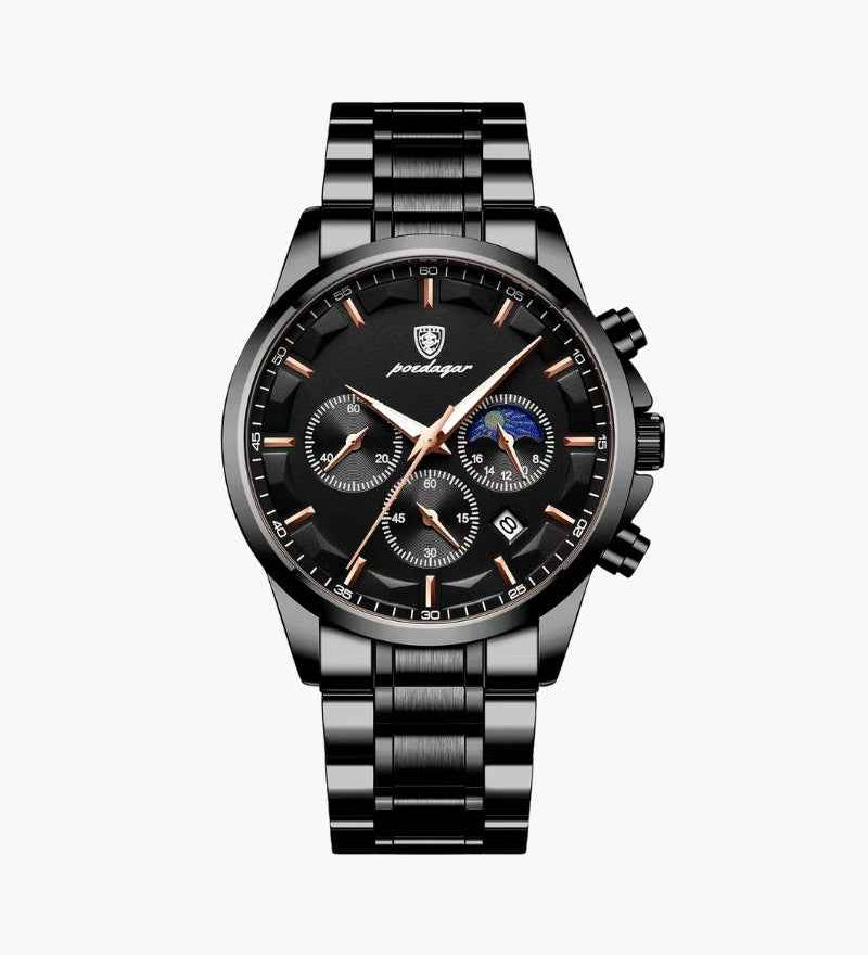Precision Chronograph Steel Watch