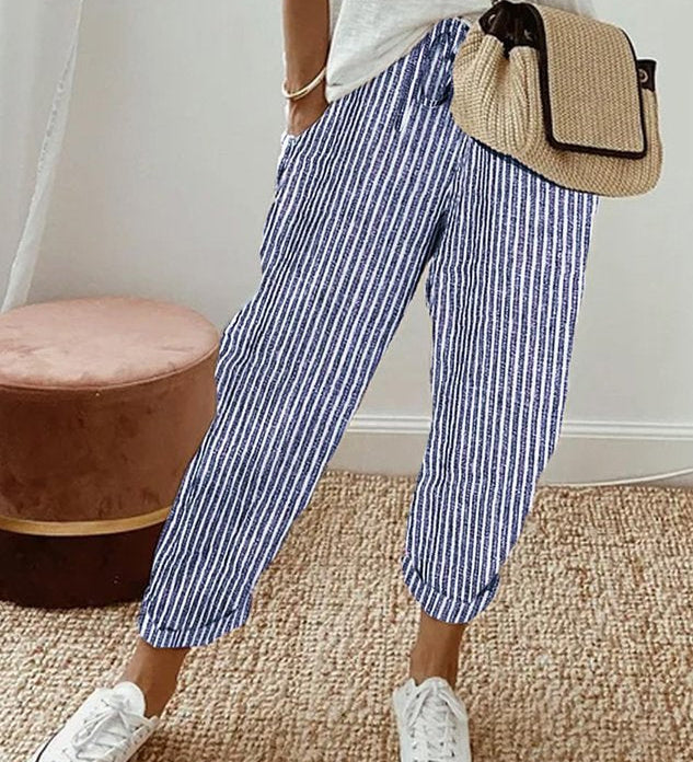 Elegante Pantalone Comodo Fluido