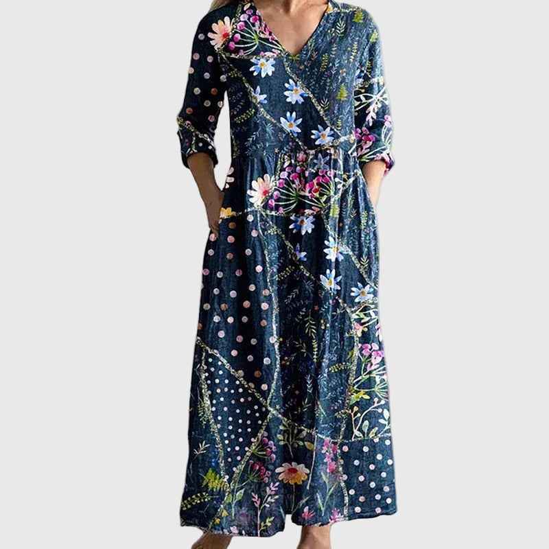 Saule | Maxi Abito Elegante in Movimento