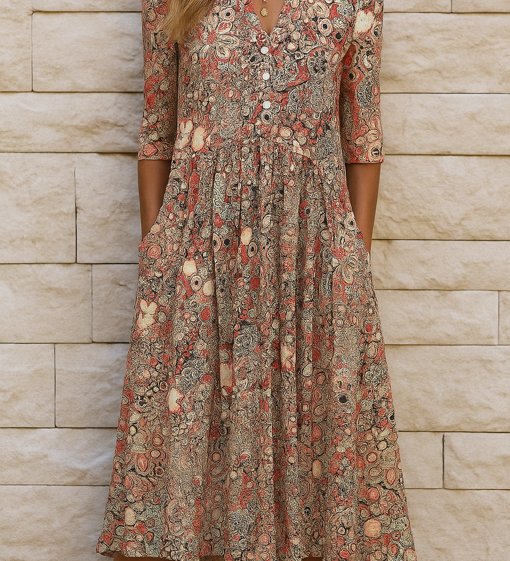 Harlow | Elegante Abito con Scollo a V