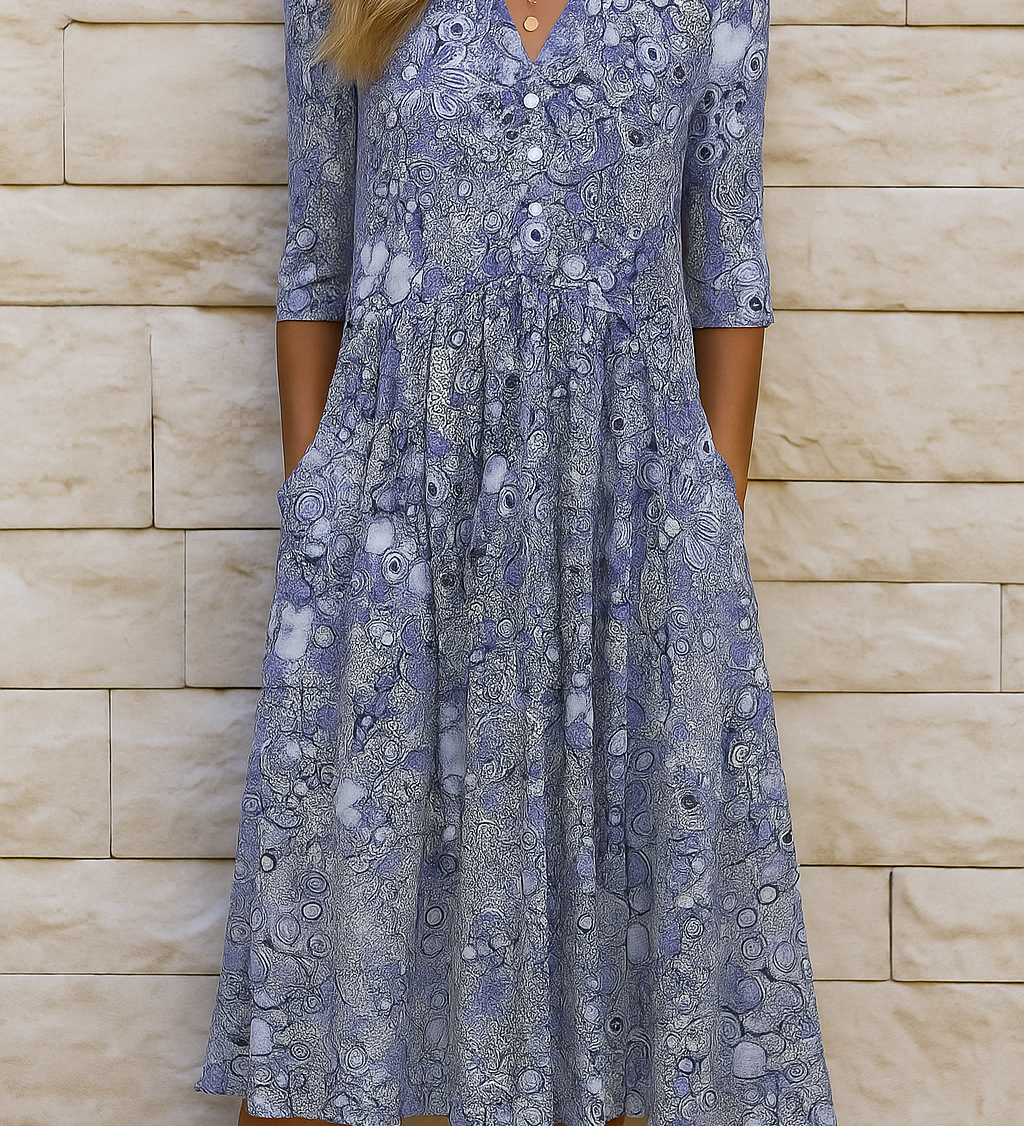 Harlow | Elegante Abito con Scollo a V