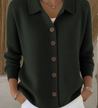 Fosca | Cardigan con Collo e Bottoni
