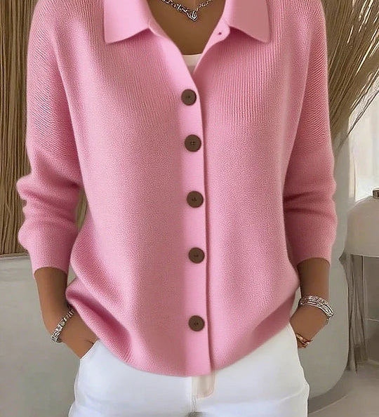 Fosca | Cardigan con Collo e Bottoni