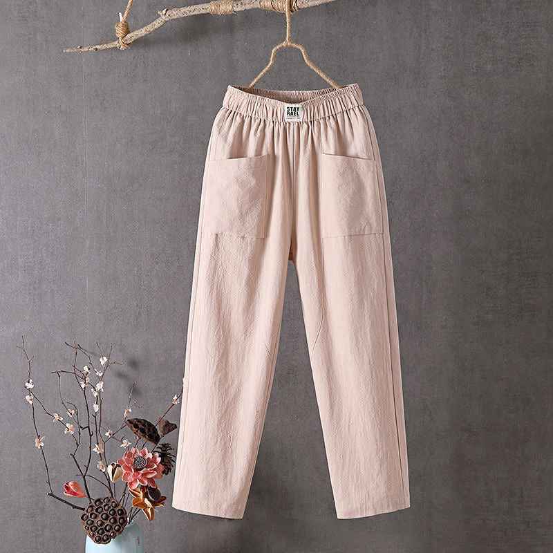 Alyra - Pantaloni Relaxed con Tasche
