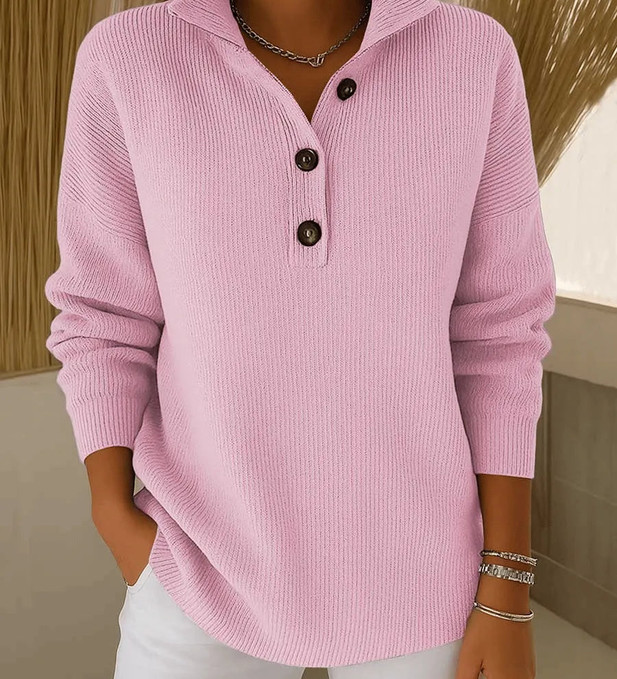 Amalia | Maglione Polo con Scollo a V