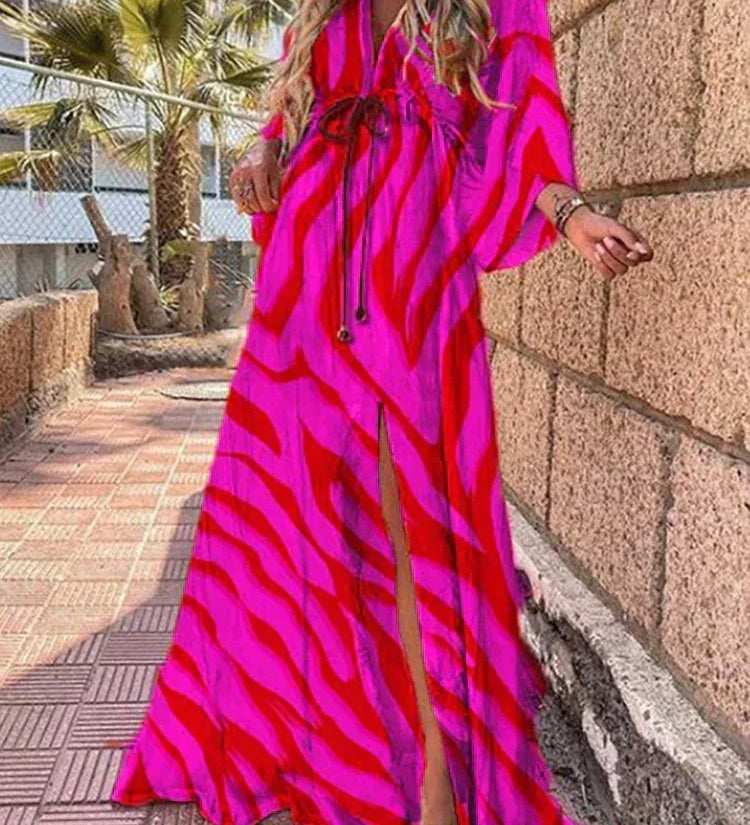 Daria - Vestito Kaftan da Vacanza