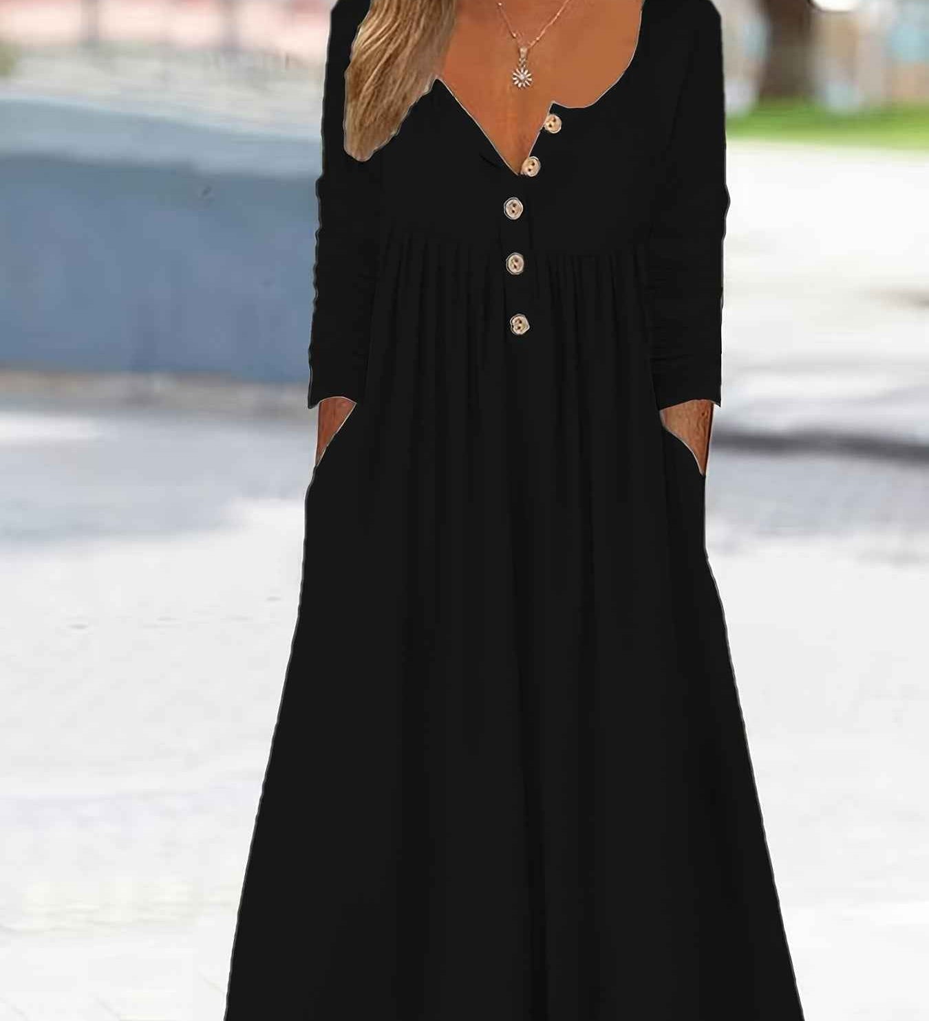 ZARA | ABITO MIDI CON BOTTONI DAVANTI