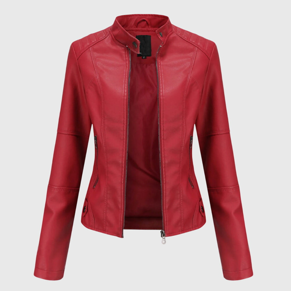 Giorgina™ - Elegante Giacca in Pelle per Donne