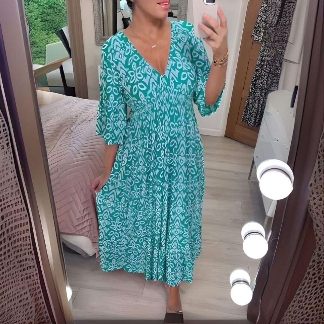 Lillia - Vestito Boho Stampato