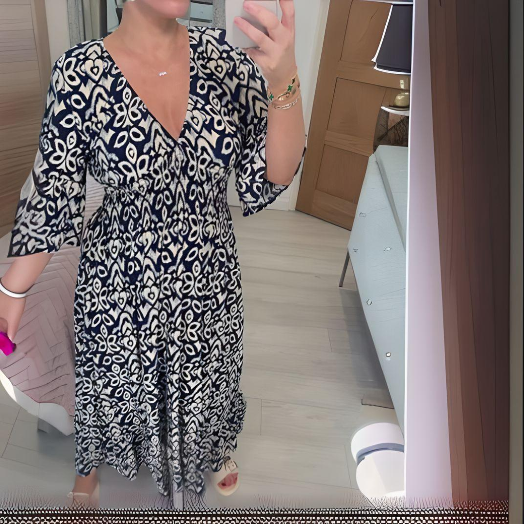 Lillia - Vestito Boho Stampato