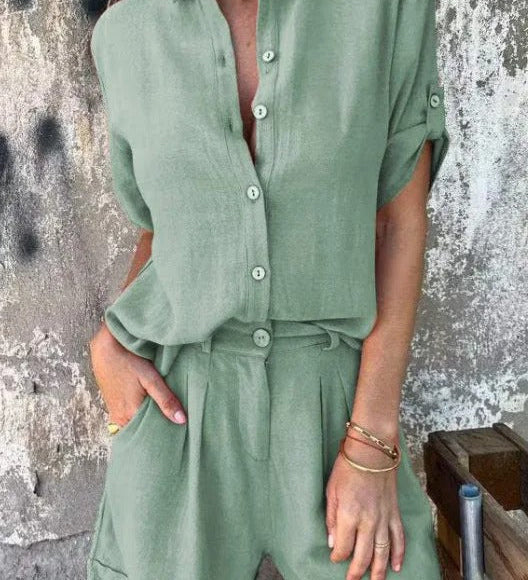 Melda - Ensemble Leggero con Bottoni